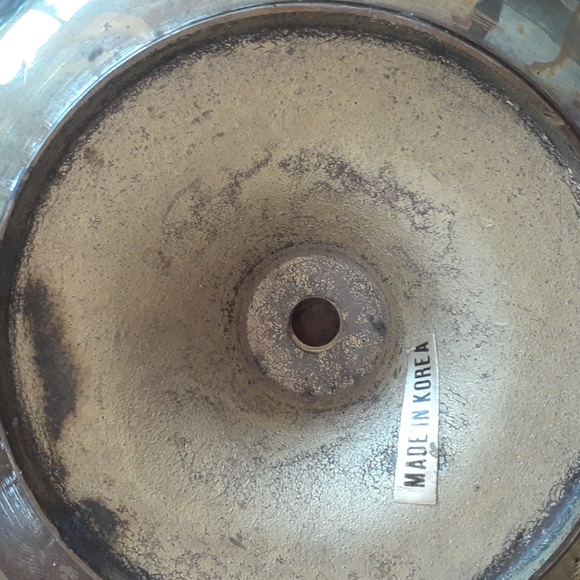 Vintage brass candlestick with butterfly reflector. - Picture 16 of 16